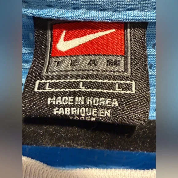 Nike Indiana State Larry Bird #33 Jersey Blue Mesh Size Large NCAA Basketball - Picture 7 of 9